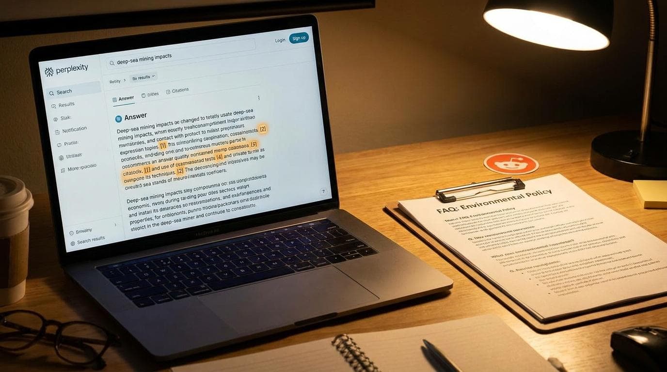 Bijna de helft van Perplexity-antwoorden citeert Reddit, niet jouw website