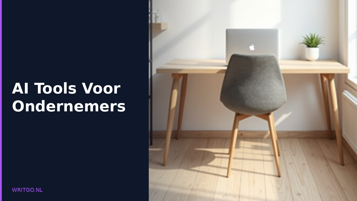 AI tools voor ondernemers: bespaar 4-8 uur per week
