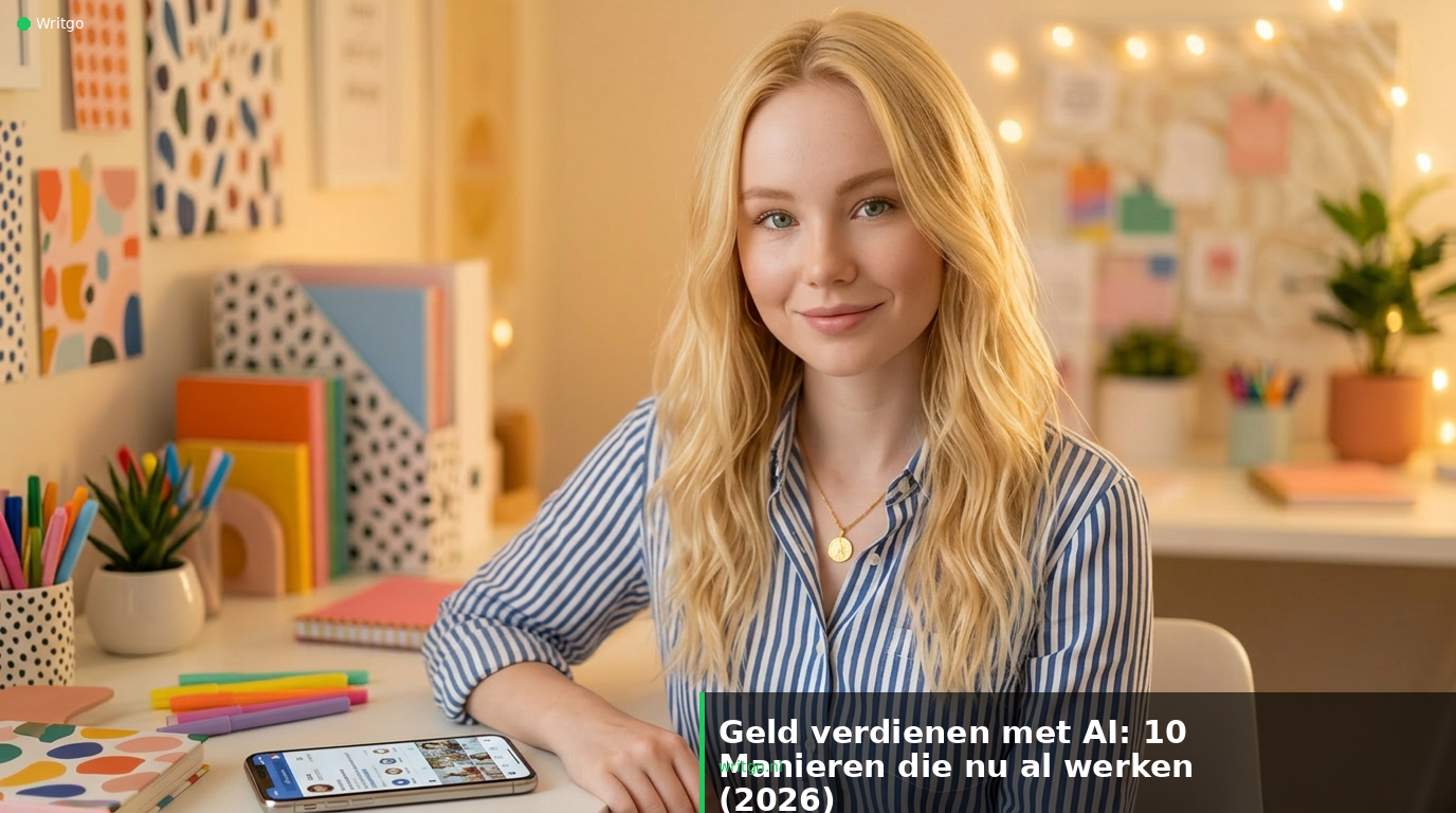 Geld verdienen met AI: 10 manieren die werken (2026)