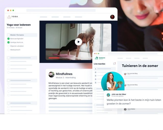 Een online cursus en community gebouwd in Huddle
