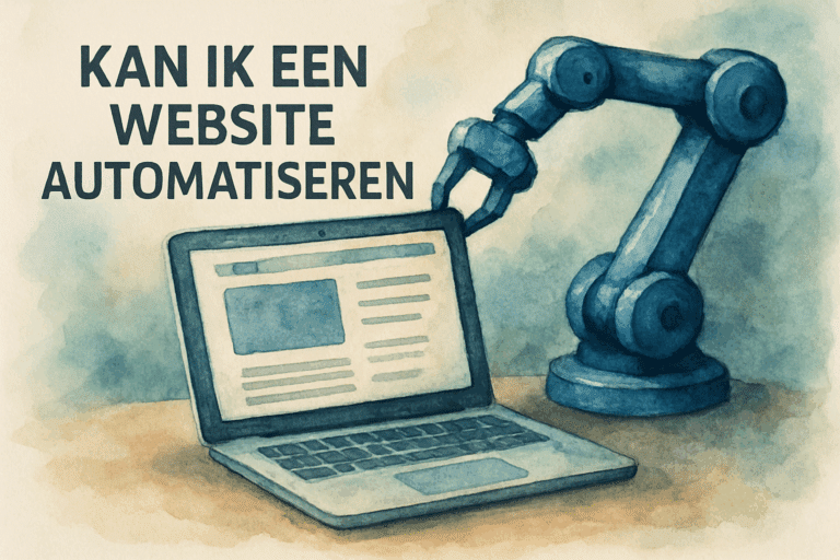 Kan ik een website automatiseren